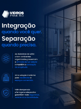 Post do Instagram da Vidros Prime Rio
